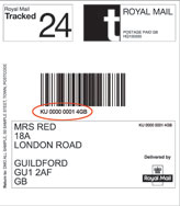 Royal Mail Tracked 24 and 48