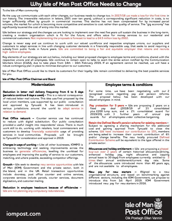Why Isle of Man Post Office Needs to Change