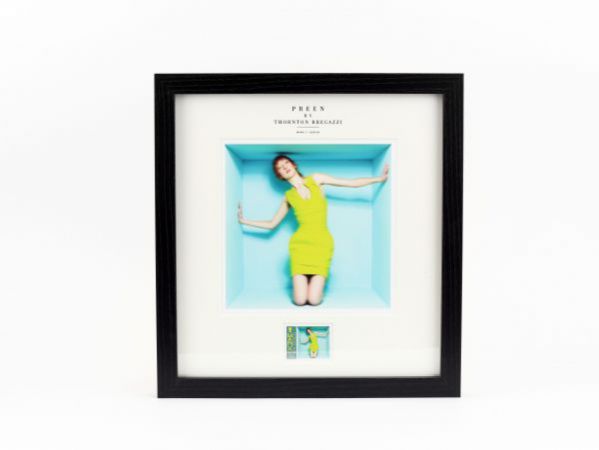 Preen by Thornton Bregazzi - Large framed 'Citrus Power Dress' Stamp 