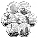 ISLE OF MAN STAMPS & COINS PRESENTS THE WORLD’S FIRST PETER PAN CIRCULATING COIN COLLECTION