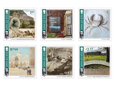 Isle of Man Post Office Celebrates the Life and Legacy of John Ruskin