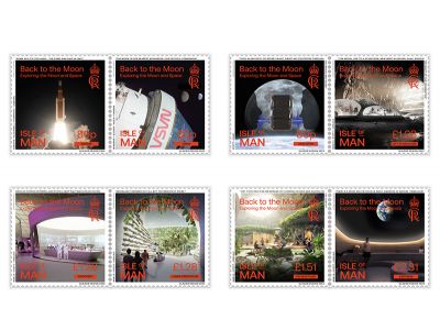 Back to the Moon Stamp Issue Completes Trilogy of Studying Humanity in Space