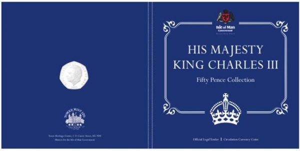 Coronation of King Charles III 50p Coin Set  