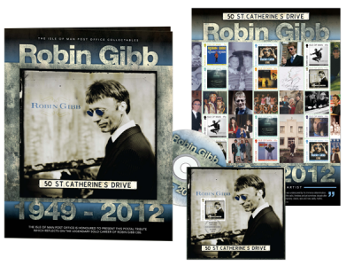 Family launch of Robin Gibb CBE stamp issue tomorrow