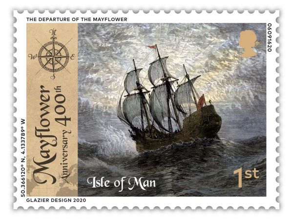 The 400th Anniversary of the Mayflower Set and Sheet Set - Isle of Man Post  Office