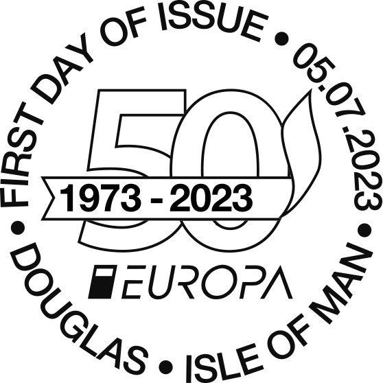 Isle of Man Post Office 50th Anniversary EUROPA Stamp 2023