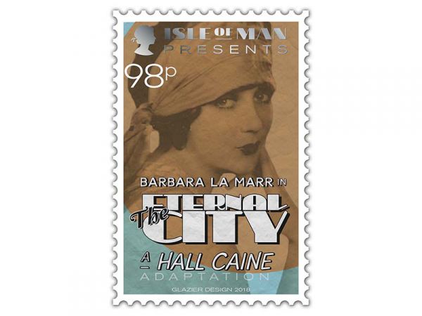 Hall Caine stamp_98p_Barbara La Marr