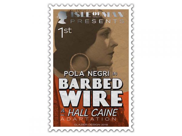 Hall Caine stamp_First class_ Pola Negri