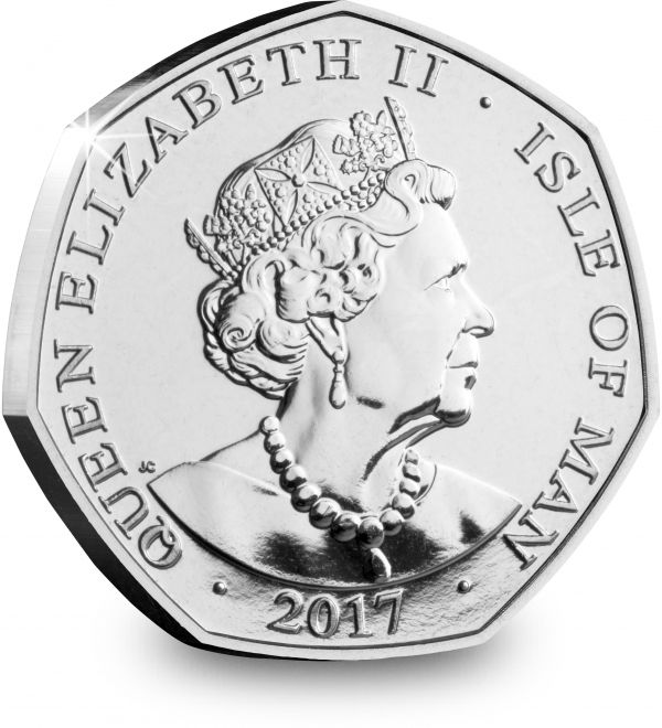 Part 7 IOM Platinum Wedding Limited Edition Exclusive Proof-Like 2017 50p Coin 