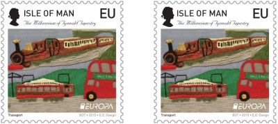 Millennium Tapestry issue date 10th April 2015 - Queens Head Europa sheet error