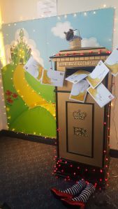 Post Office recreates scene from The Wizard of Oz for Save the Children's Festival of Trees