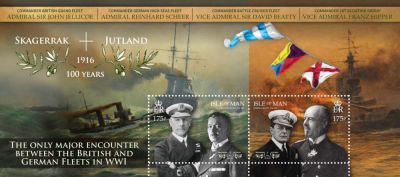 Miniature sheet commemorates centenary of The Battle of Jutland 