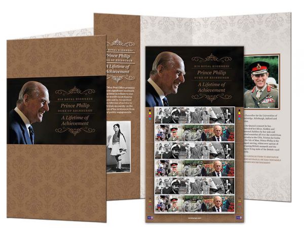 A Lifetime of Achievement Stamp Sheet and Folder