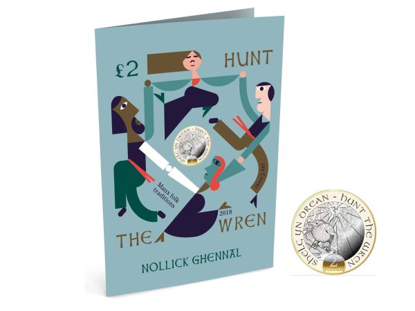 Hunt the Wren Christmas Card & Coin Gift Pack 