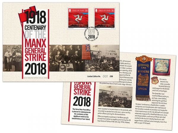 The Manx General Strike 1918 Special Cover