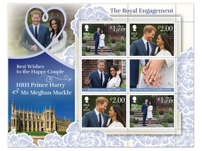 THE ROYAL ENGAGEMENT CELEBRATED IN STAMPS