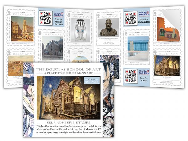 Douglas School of Art Self Adhesive Booklet x 5 (50 stamps)