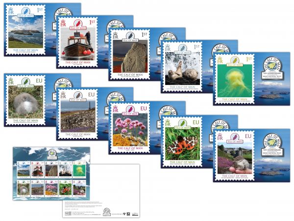 The Calf of Man Stamp Cards