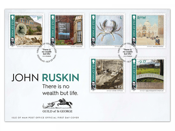 John Ruskin First Day Cover 