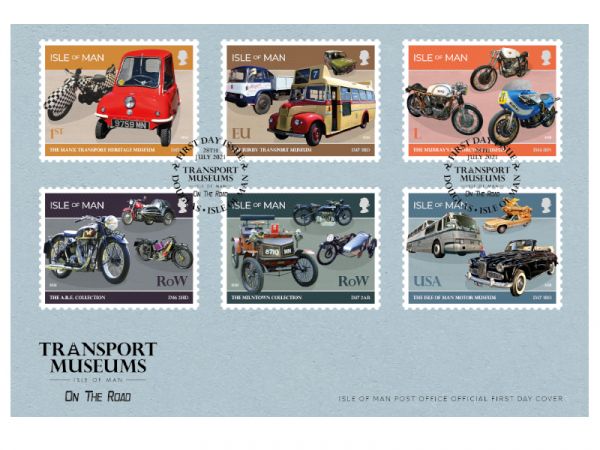 Transport Museums of the Isle of Man First Day Cover 