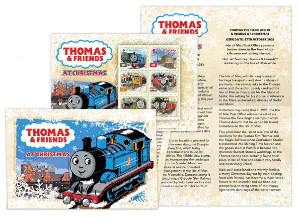 Thomas the Tank Engine and Friends at Christmas Sheetlet