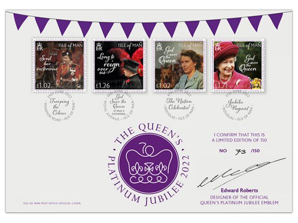 Platinum Jubilee - Edward Roberts Signed Special Cover