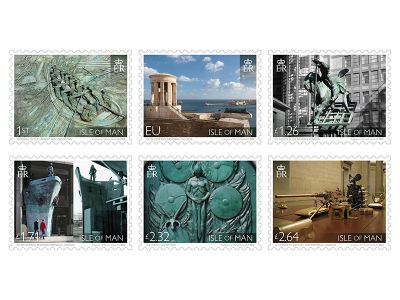 Isle of Man Post Office showcases the work of renowned sculptor Michael Sandle RA in six landmark stamps