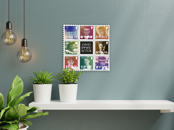 David Bowie: Actor Stamp Set Wall Art 