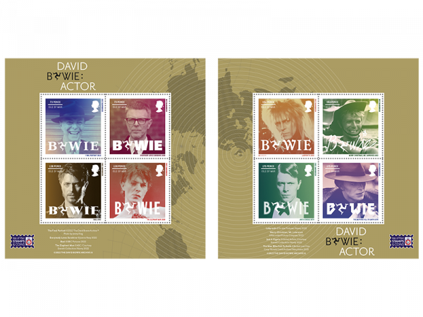 Bowie Stamp Booklet Pane Set