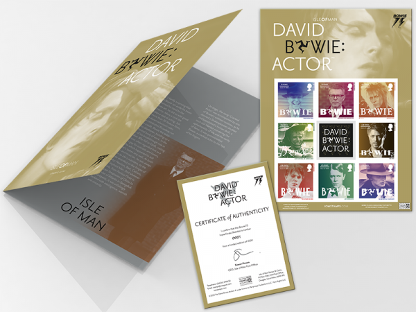 Bowie75 Imperforate Sheetlet