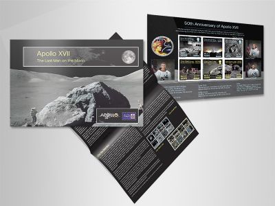 Isle of Man Post Office marks 50th Anniversary of the Last Man on the Moon with special Commemorative Sheetlet
