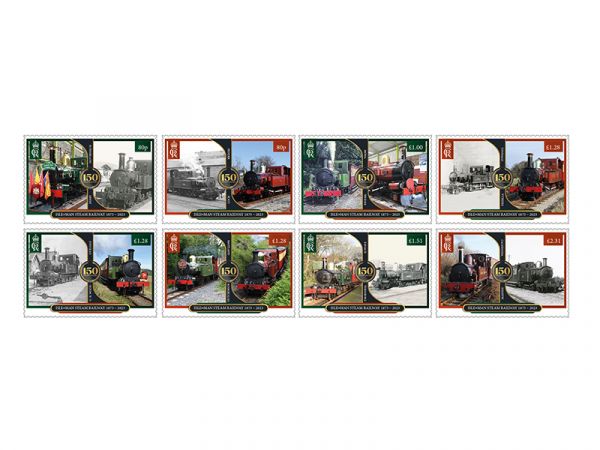 150th Anniversary of the Isle of Man Steam Railway Set and Sheet Set