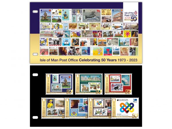 Isle of Man Post Office 50th Anniversary Presentation Pack