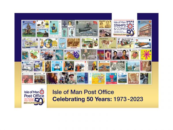 Isle of Man Post Office 50th Anniversary Prestige Booklet