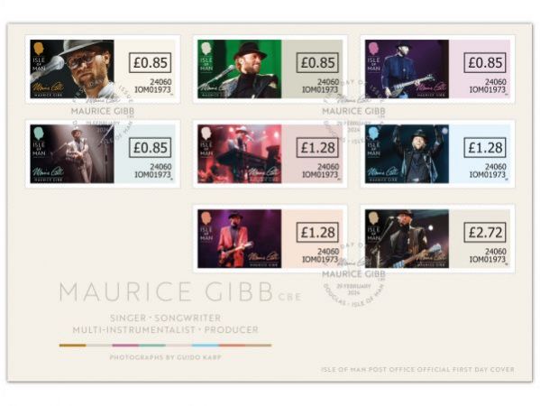 Maurice Gibb CBE Self-Adhesive First Day Cover