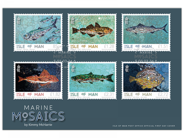Marine Mosaics First Day Cover