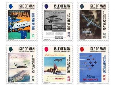 Isle of Man Post Office Celebrates Six Historical Aviation Milestones Through New Collection of Stamps 