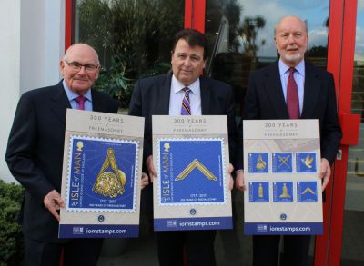 Isle of Man Post Office celebrates 300 years of English Freemasonry with hidden secret stamps 