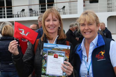 Isle of Man Post Office supports Cruise Isle of Man with 50,000th passenger celebrations