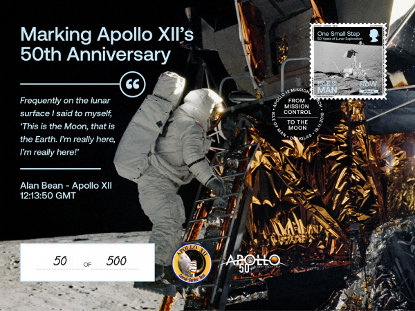 Apollo 12 Limited Edition Alan Bean Commemorative Cover 