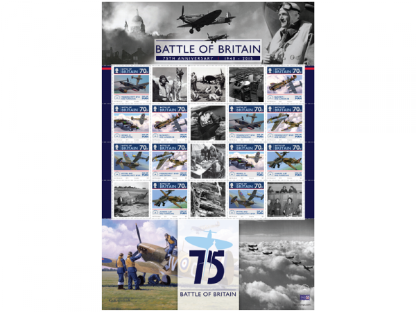The Battle of Britain 75th Anniversary Commemorative Sheet