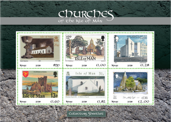 2024 Churches souvenir sheet