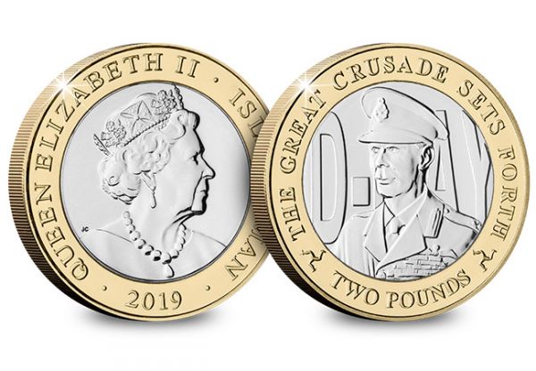 D-Day Commemorative £2 Coin - King George VI