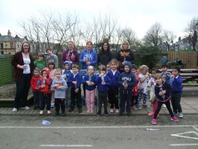  Isle of Man Post Office supports health week initiative at St Mary's School in Douglas