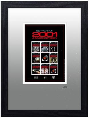 2001: A Space Odyssey Framed Commemorative Sheetlet