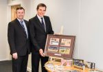 Lieutenant Governor Adam Wood takes the Isle of Man Postal Headquarters tour