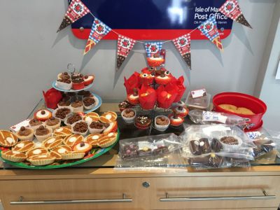 Isle of Man Post Office staff bake sale raises £361 for Red Nose Day 2017