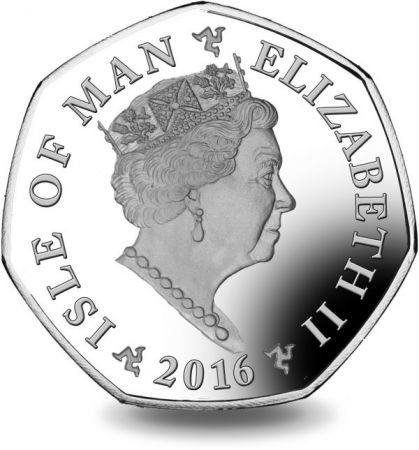Isle of Man 2016 TT Legends 50p Coin