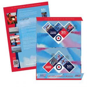 Isle of Man Post Office marks official 50th display season celebrations of the RAF Red Arrows