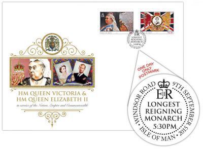 Isle of Man Post Office announces Longest-Reigning Monarch with special postmark – 5.30pm Windsor Road Post Office